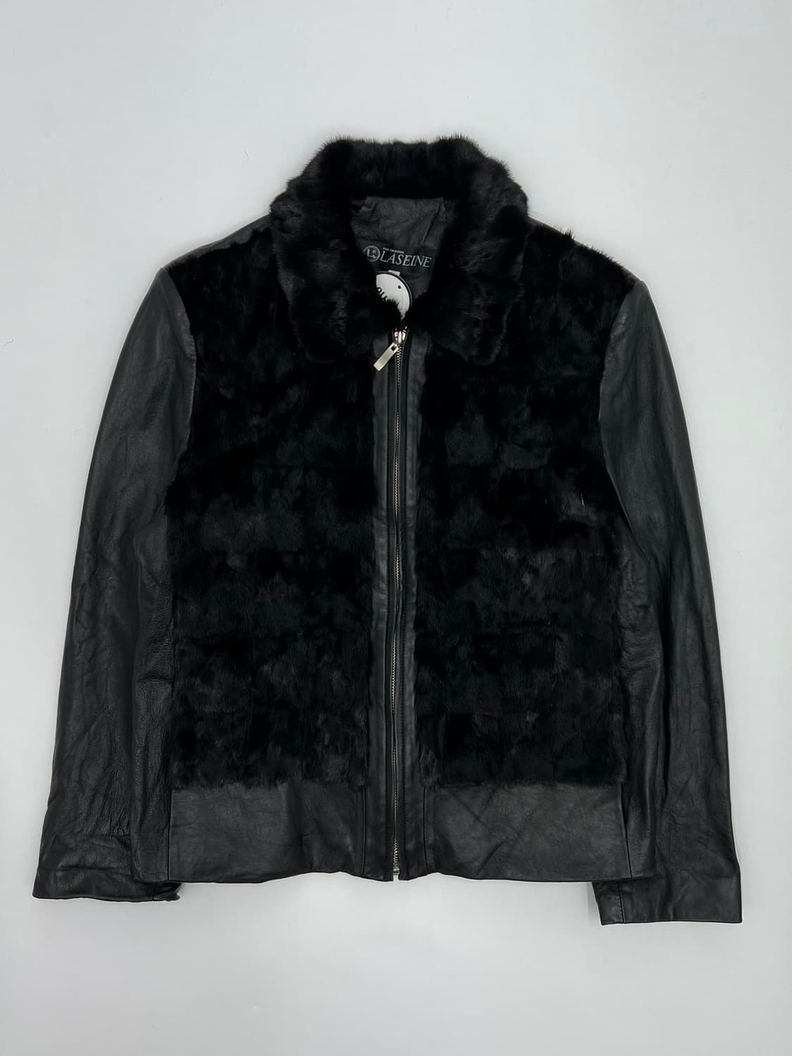 빈티지 밍크 퍼 레더자켓 상품이미지1