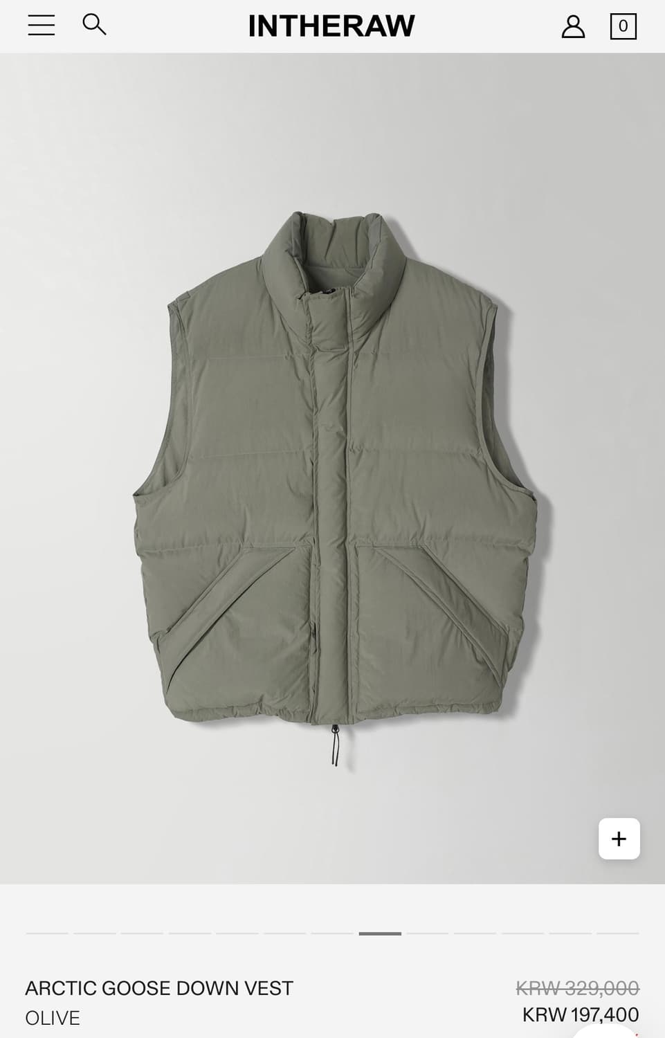 인더로우 패딩 배스트 2사이즈 구매합니다 상품이미지1