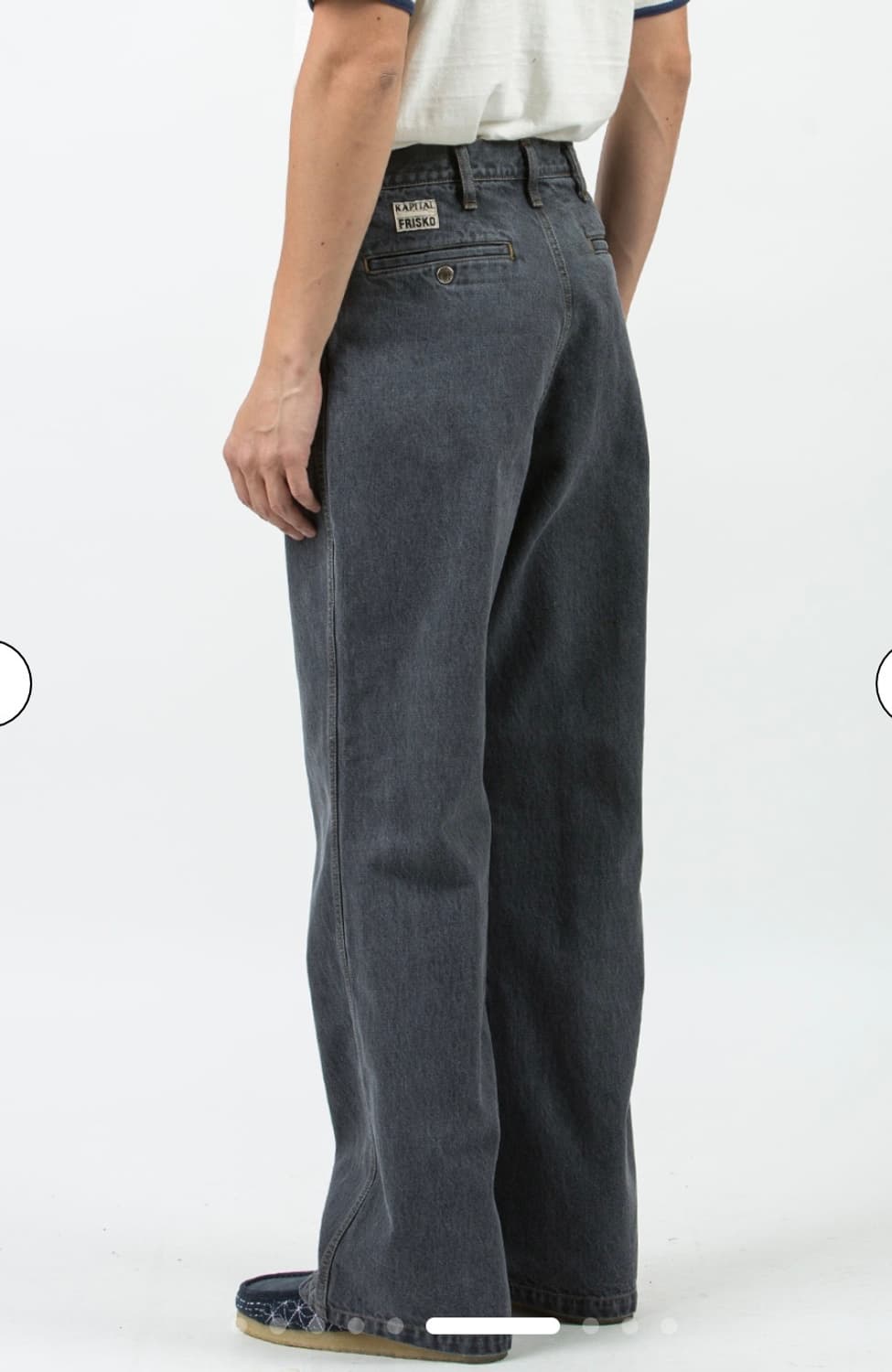 [34] 캐피탈 프리스코 팬츠 블랙 상품이미지2