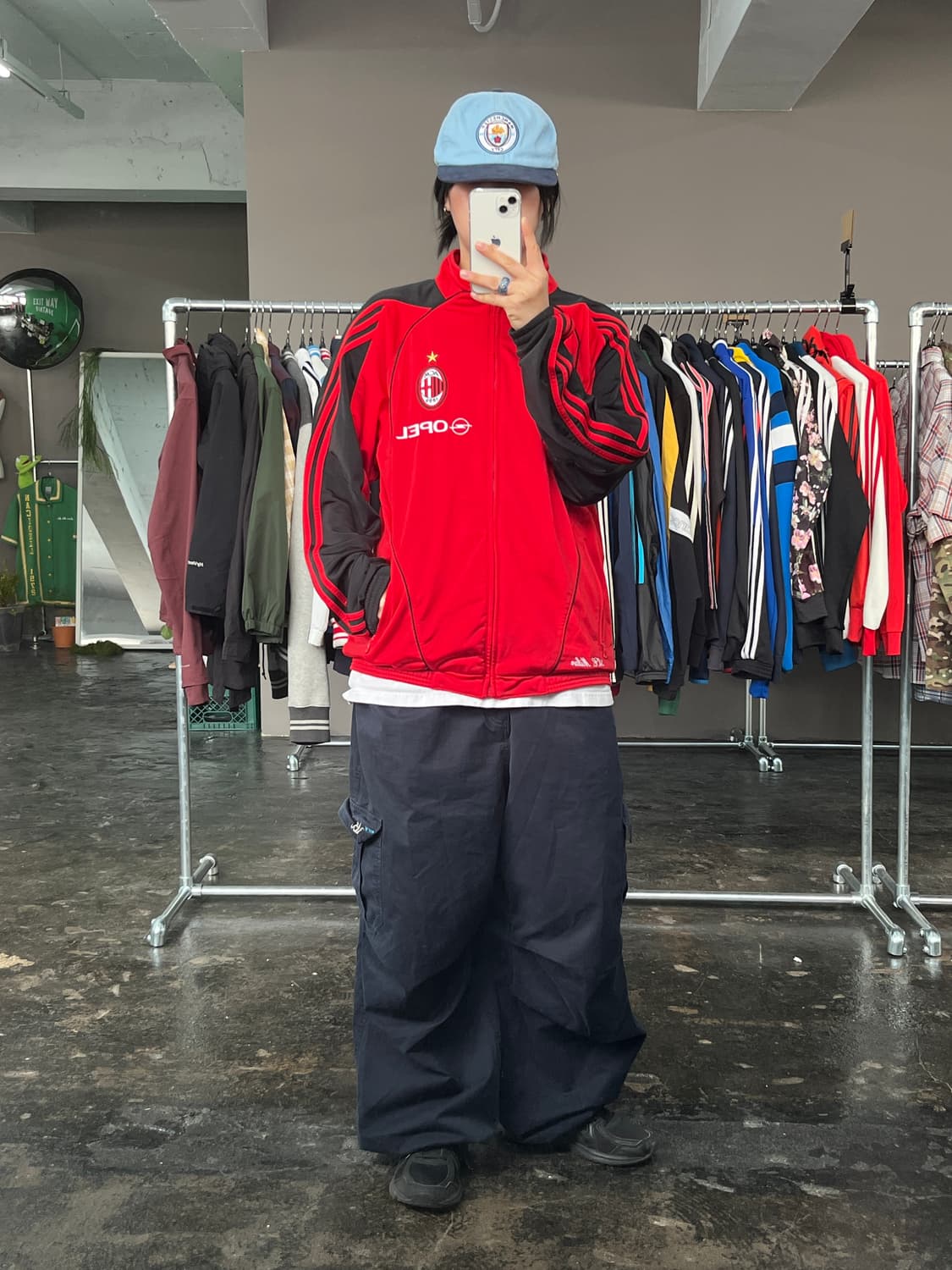 아디다스 AC milan 트렉 집업 져지 상품이미지4