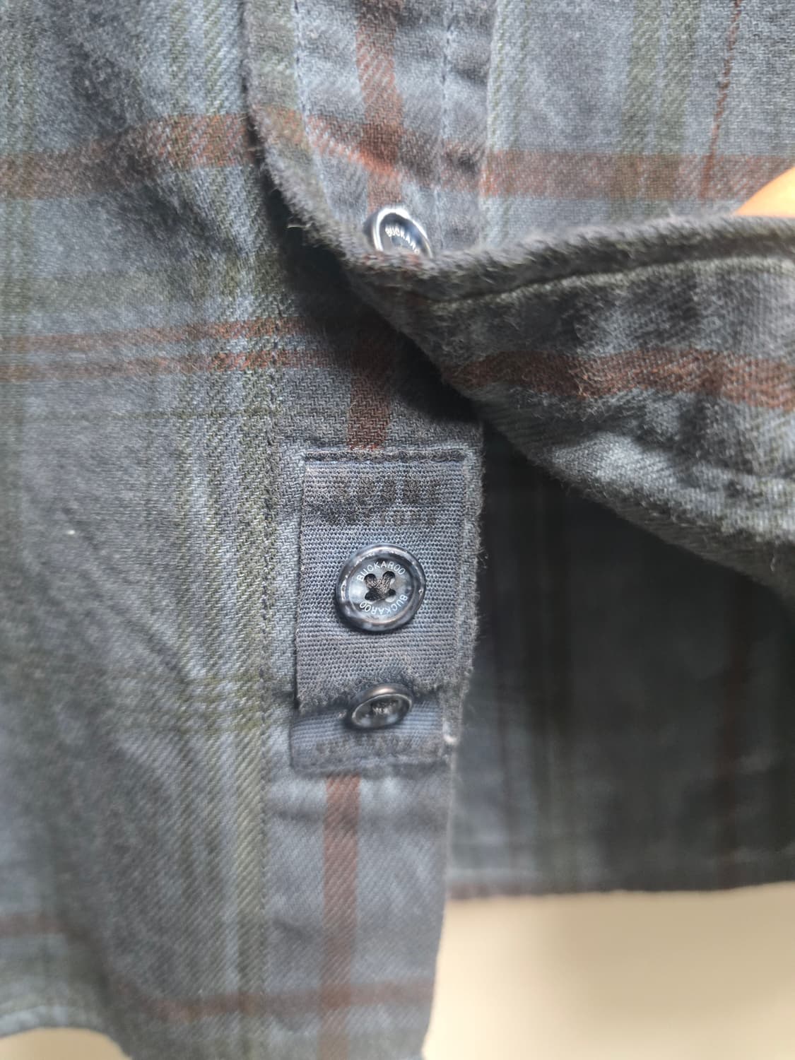 버커루 가먼트다잉 셔츠  M 상품이미지3