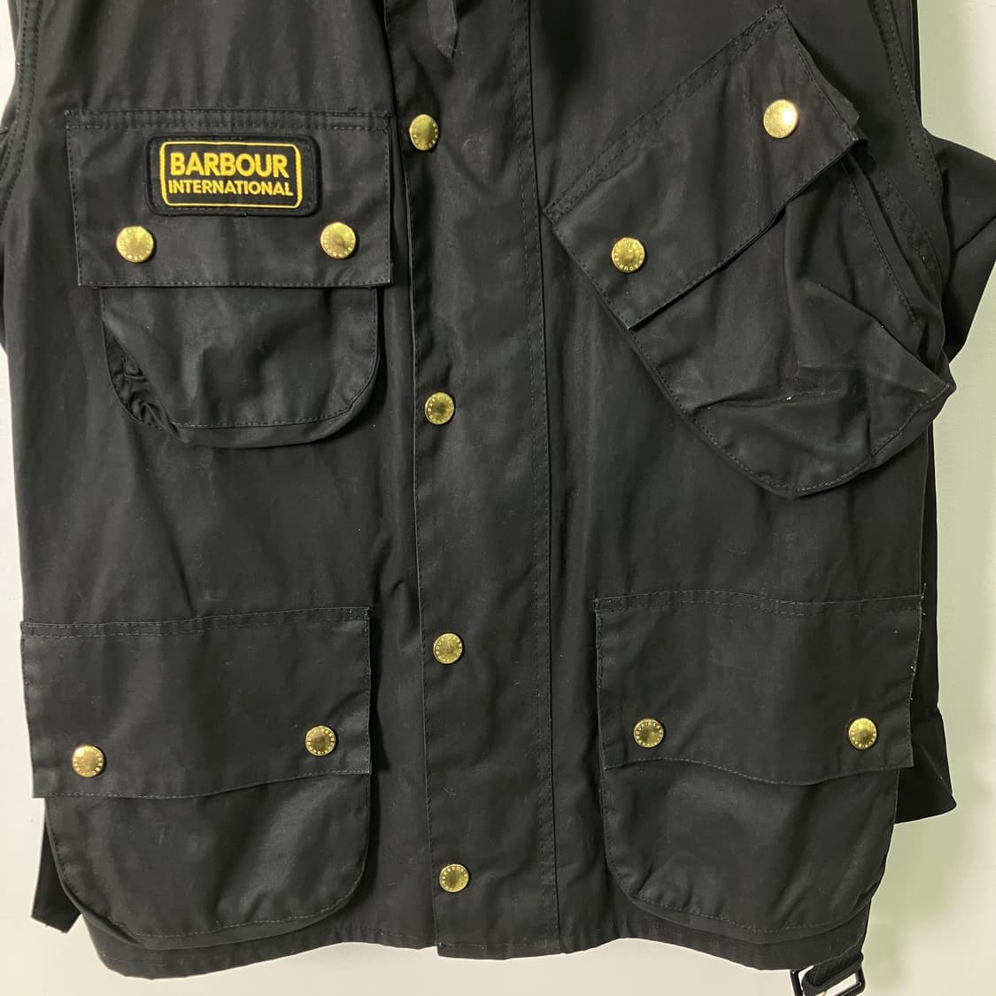 바버 인터내셔널 오리지널 블랙 왁스 자켓 34 상품이미지6