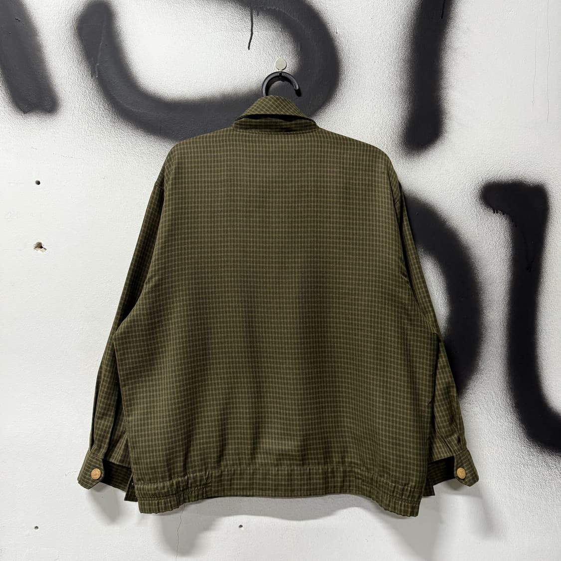 Marciano 마르시아노 체크 패턴 집업 블루종 자켓 상품이미지2