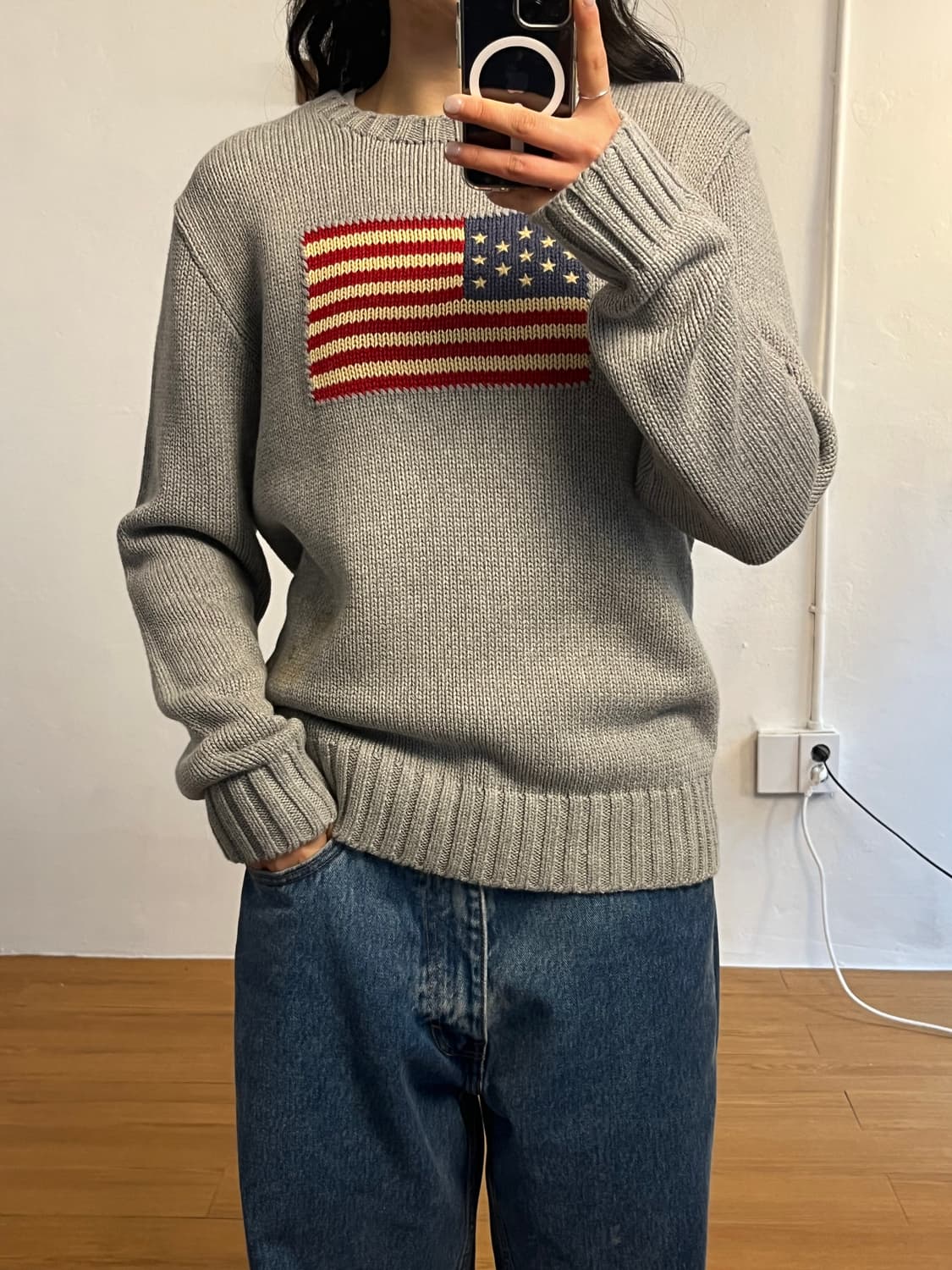 폴로 성조기 니트  상품이미지2