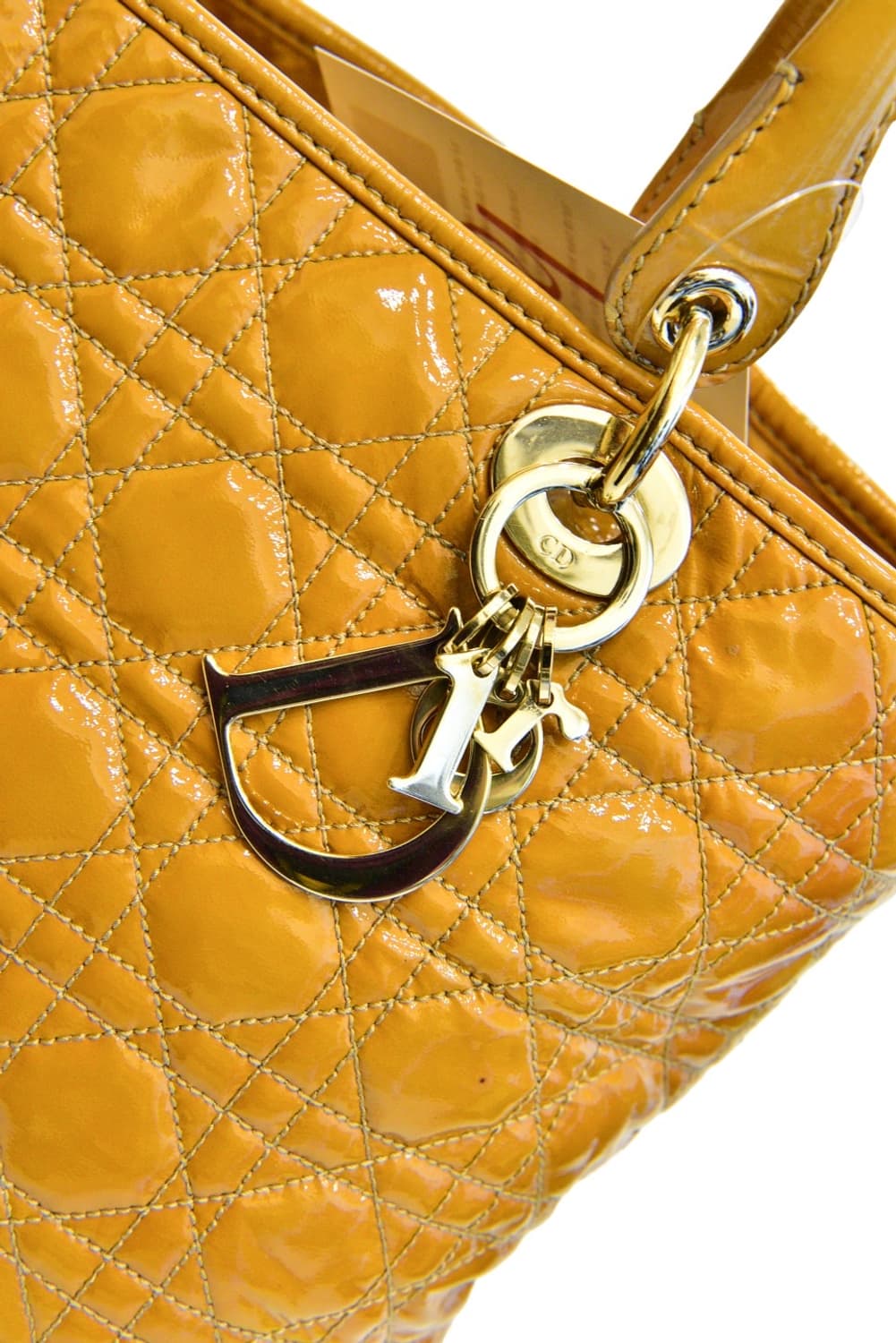 디올 오렌지 페이던트 레이디 토트백 (정품) 상품이미지8