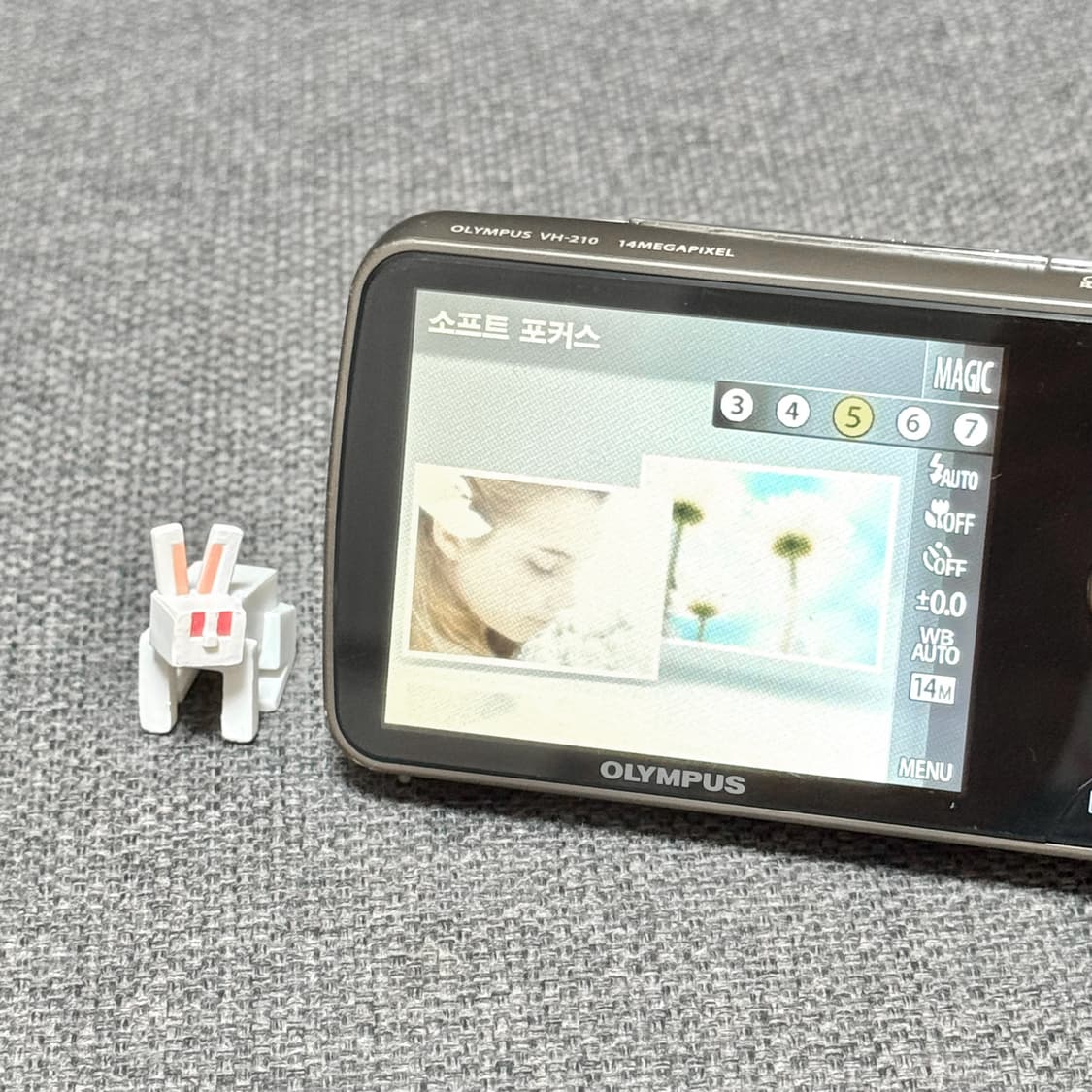 올림푸스 VH-210 화이트 빈티지디카 상품이미지6