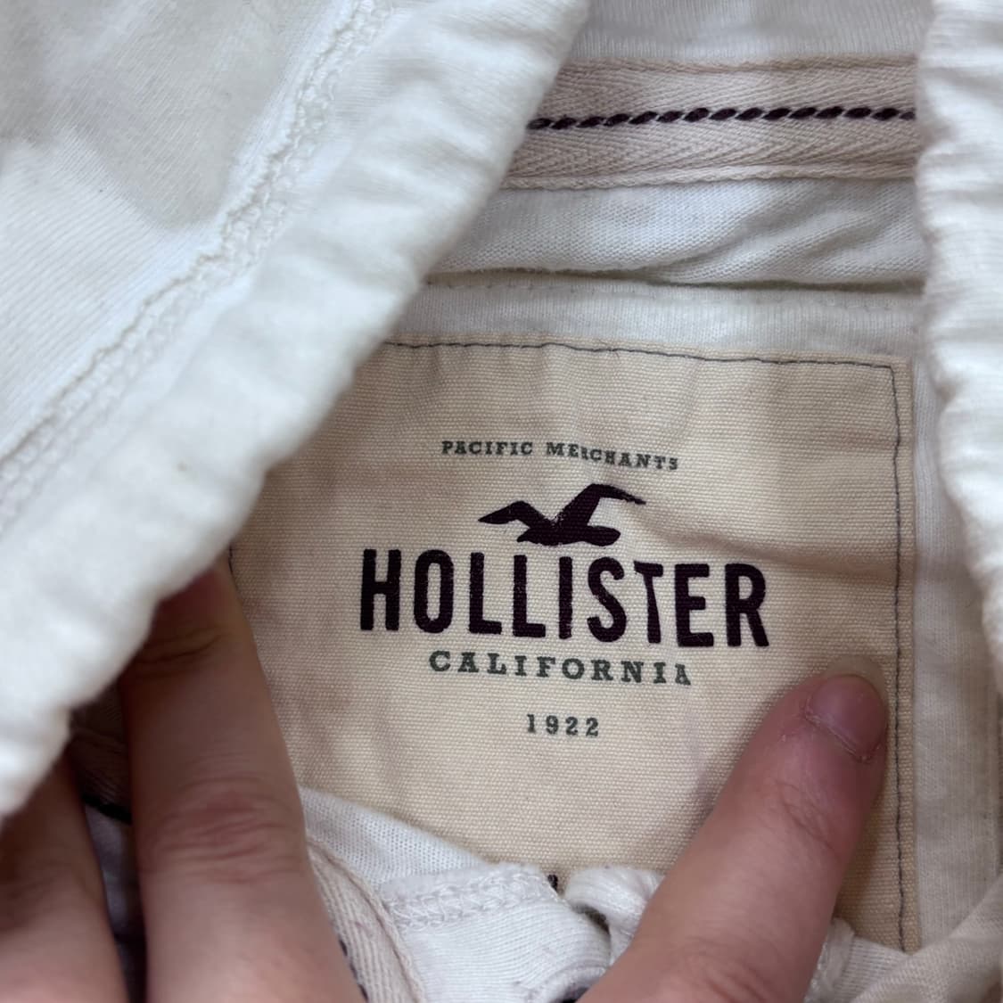 실측확인 홀리스터 버튼 후드 티셔츠 0403E 상품이미지3