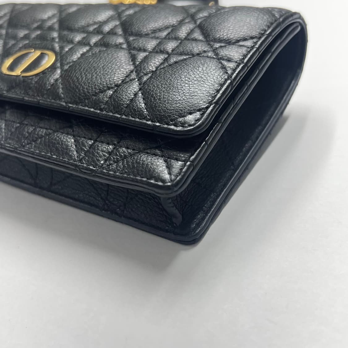 디올 카로 블랙 벨트 체인 파우치백 상품이미지4