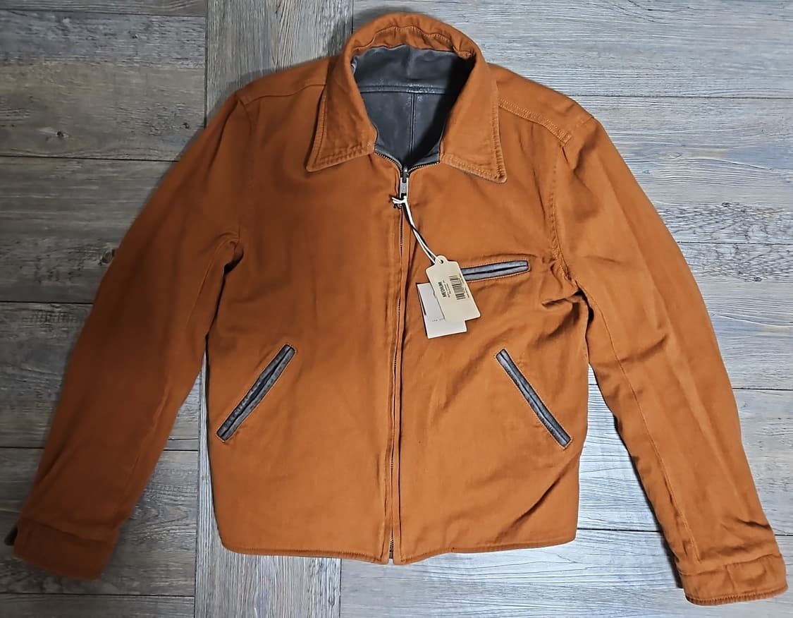 리바이스 LVC 1940's 리버시블 레더 자켓 블랙 & 코냑 M 상품이미지3