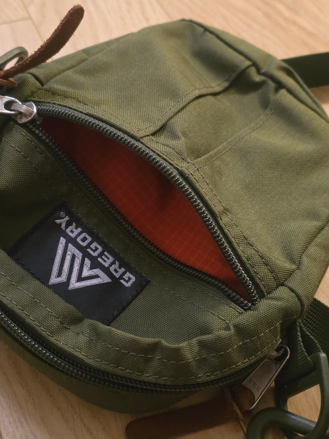 Gregory 그레고리 퀵 패티드 포켓 크로스백 카키 상품이미지6