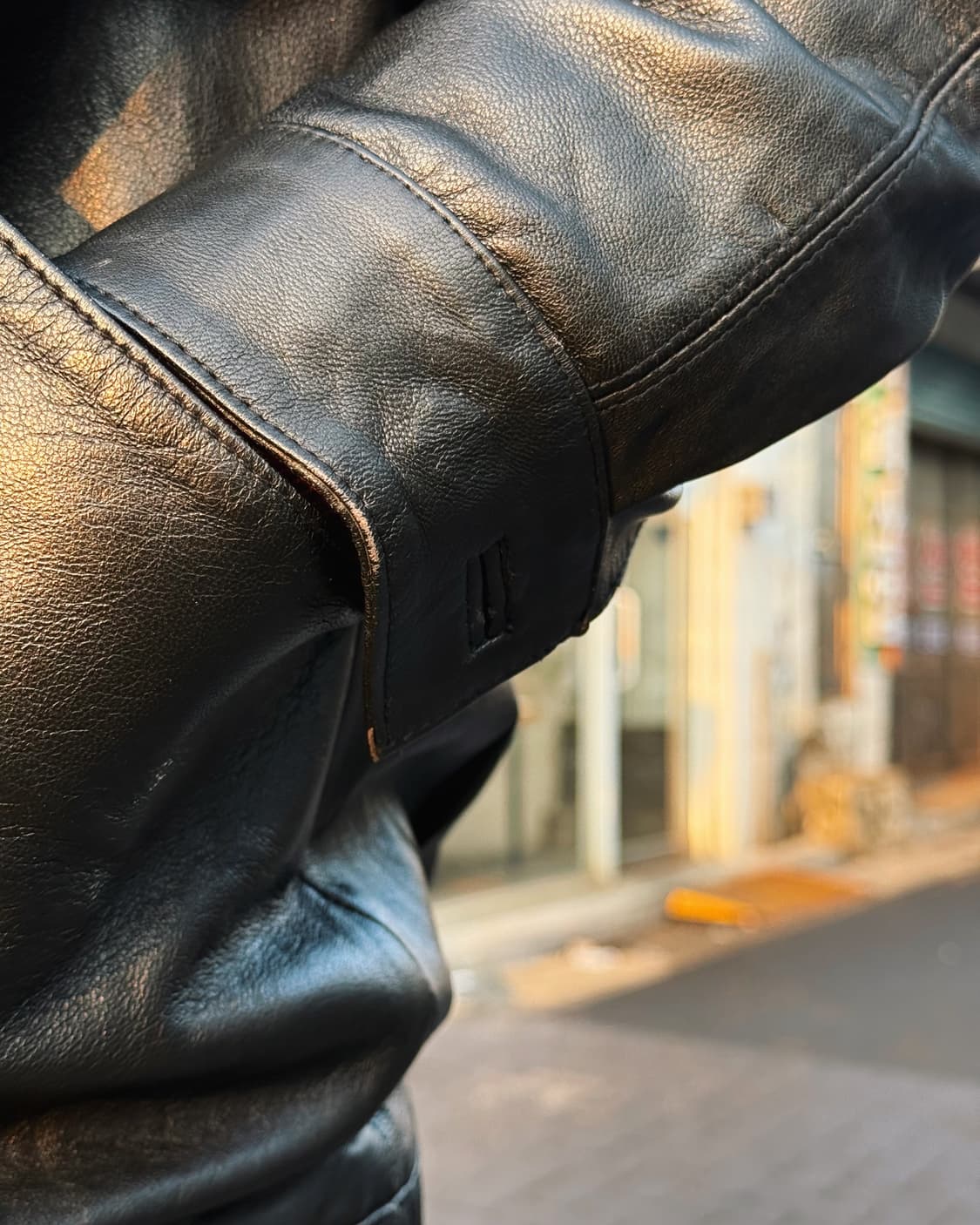 빈티지 양가죽 블레이저 자켓 100-105 상품이미지10