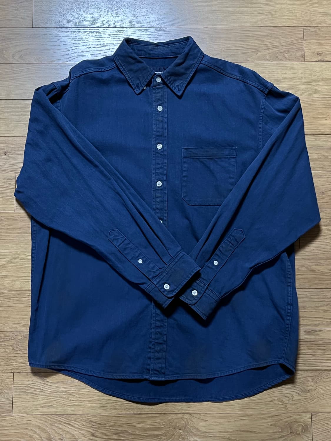 디스이즈네버댓 Originals Dirt Shirt Navy [L] 상품이미지3