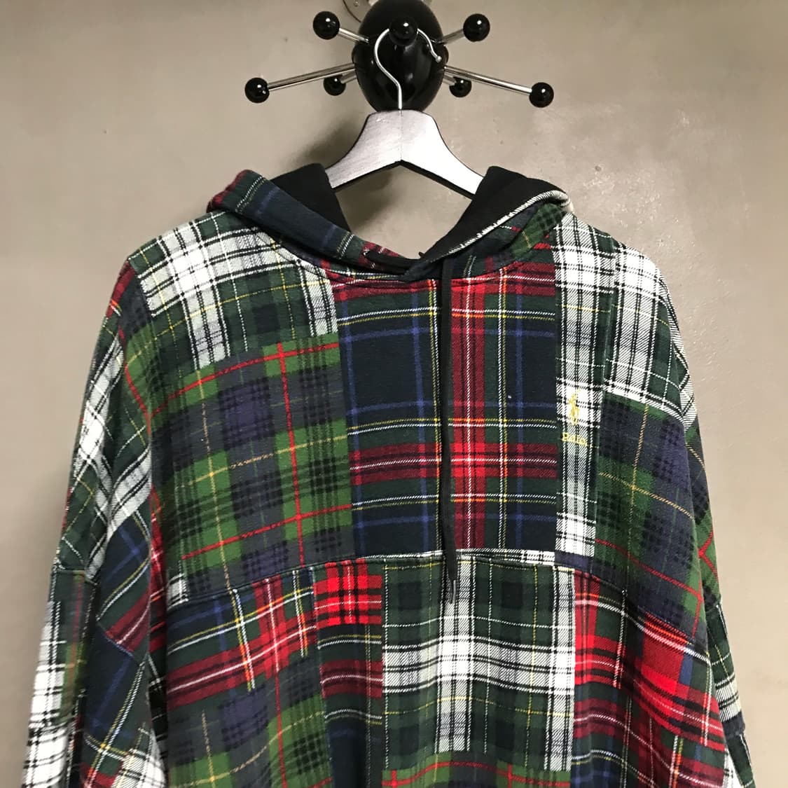 폴로 랄프로렌 QR 패치워크 후드티 L 상품이미지2