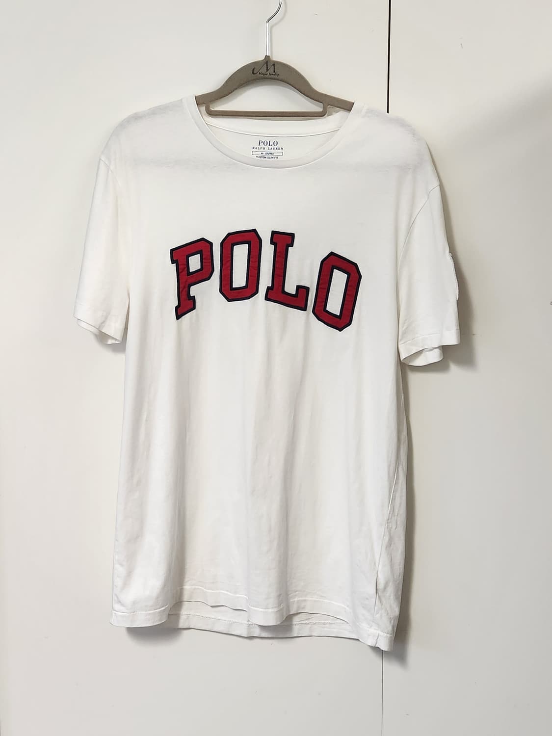 폴로 랄프로렌 빅로고 성조기 반팔 티셔츠 M 상품이미지1
