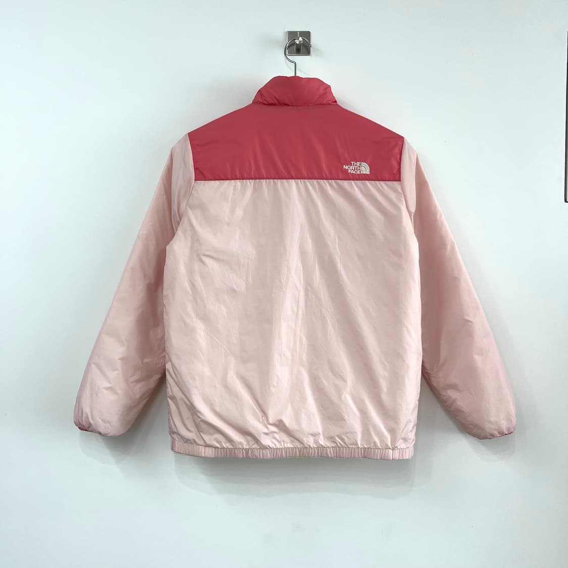 노스페이스 리버시블 딸기우유 아이보리 양면 경량 패딩 상품이미지8