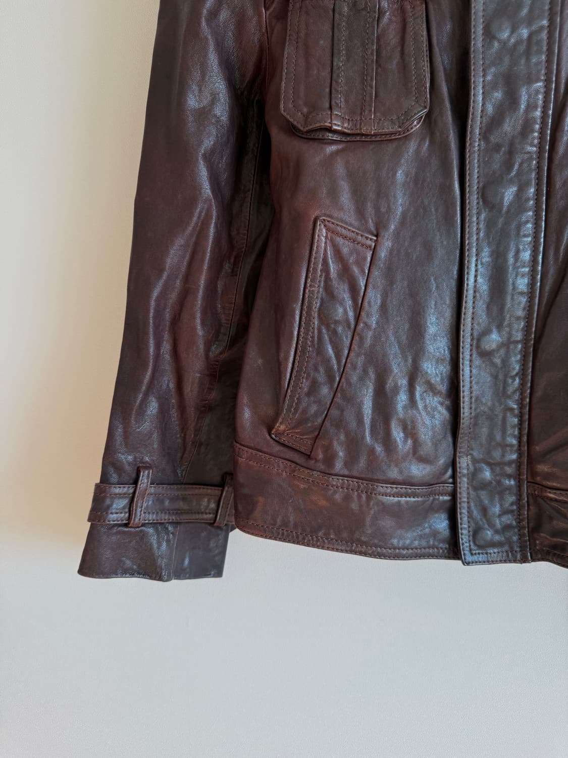 SIEG 레더 자켓 상품이미지3