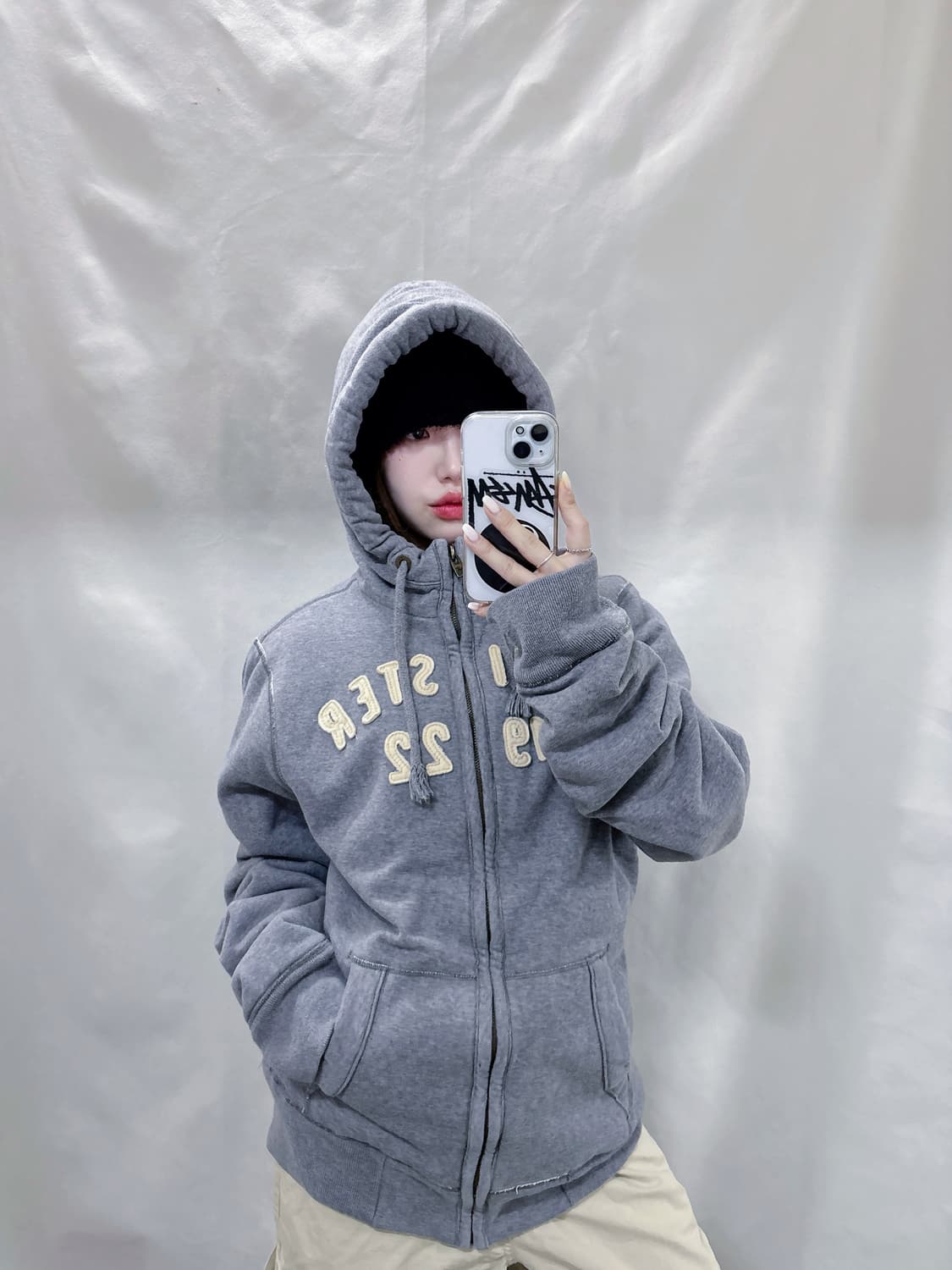 홀리스터 양털 후드집업  상품이미지1