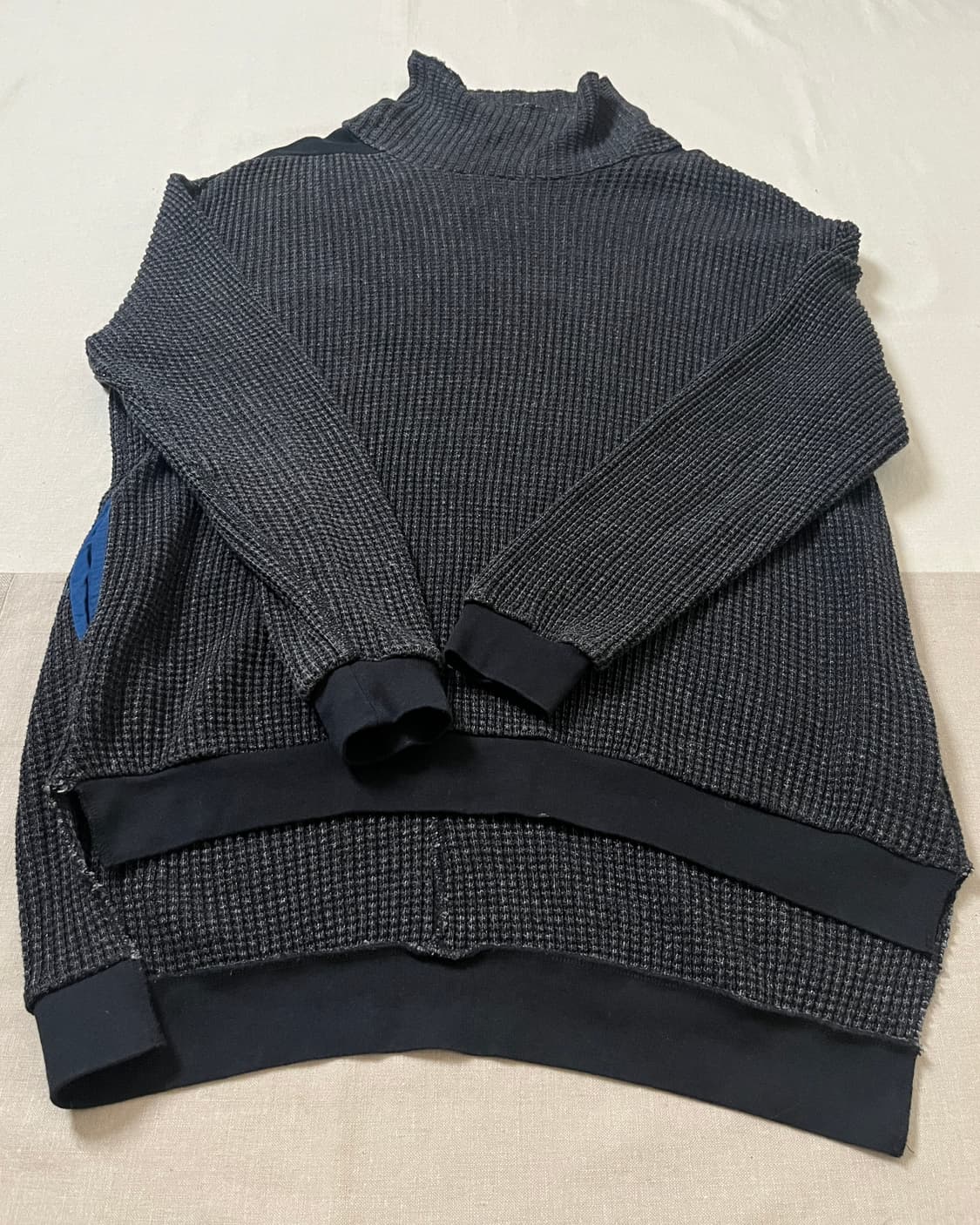 Leh 와플 하이넥 써멀 터틀넥 beatnik turtle sweater 상품이미지3