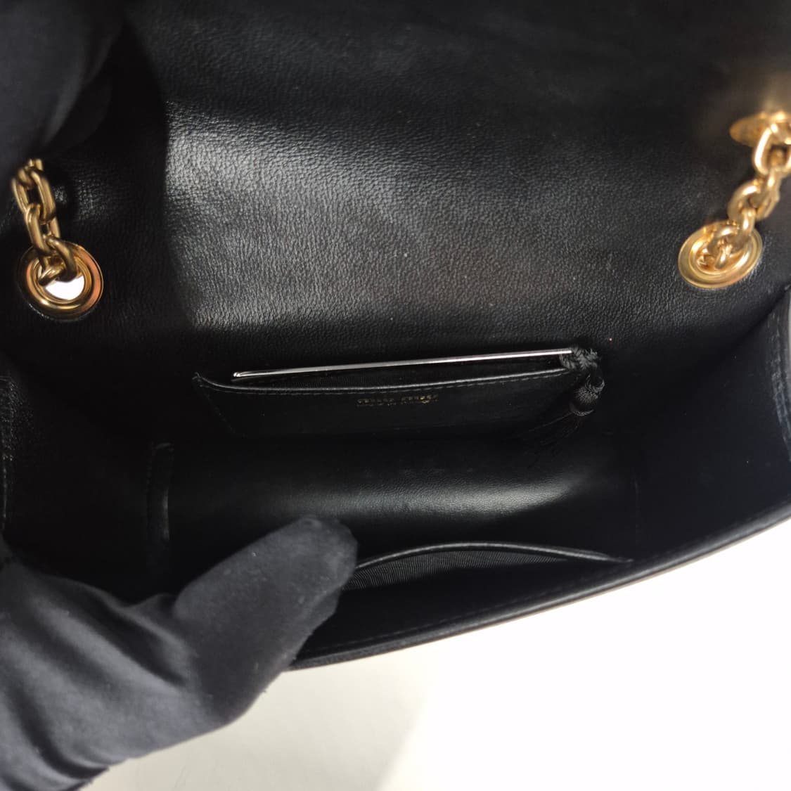 [감정완료] 미우미우 마테라쎄 체인 숄더백 블랙 상품이미지10