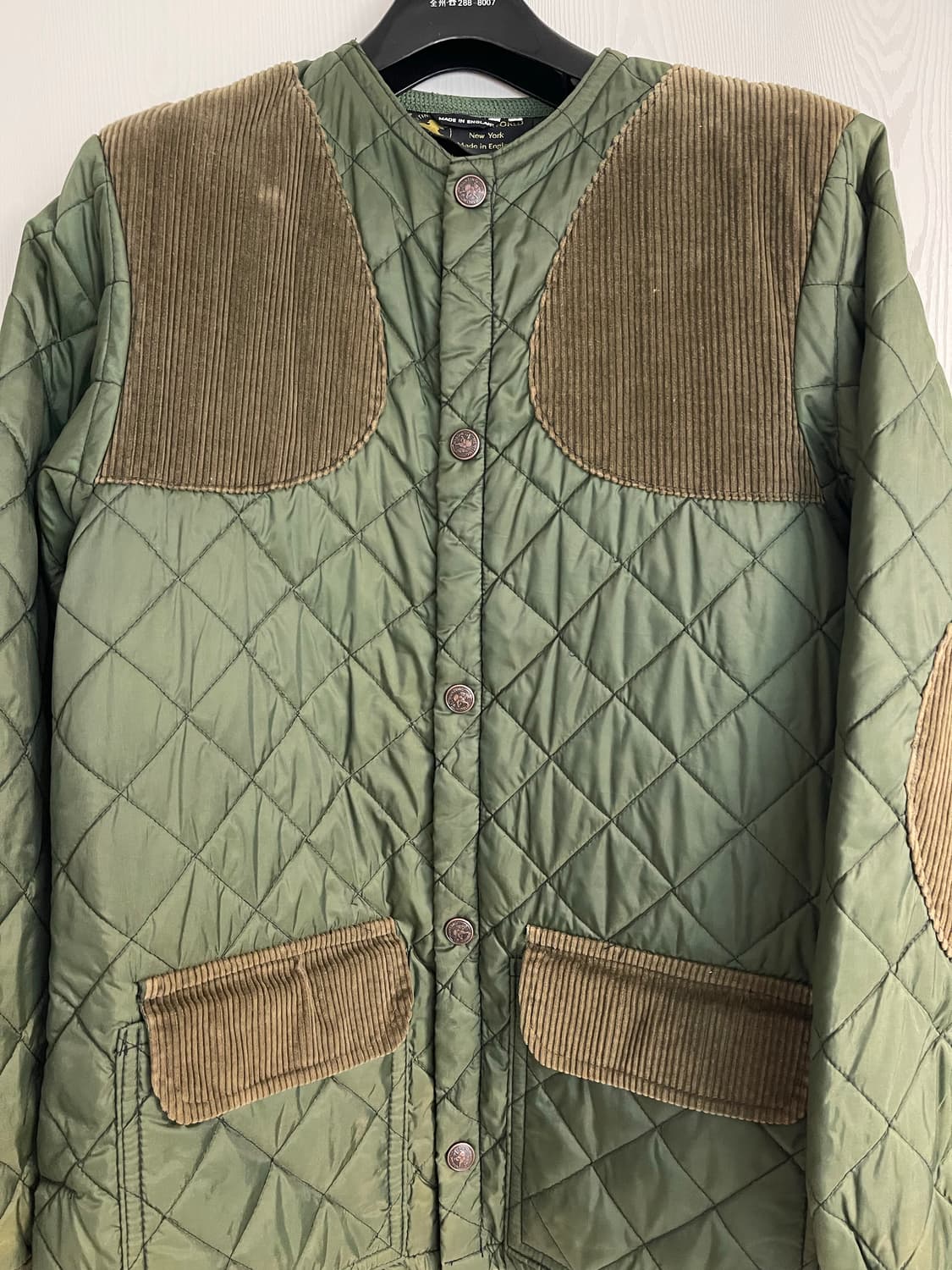 헌팅 월드 헌팅 퀼팅 자켓 올리브 M 상품이미지3