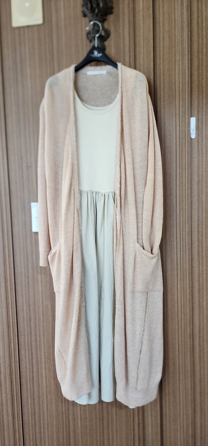 지컷 롱 가디건 (여리핏 / 롱롱 기장) 상품이미지1