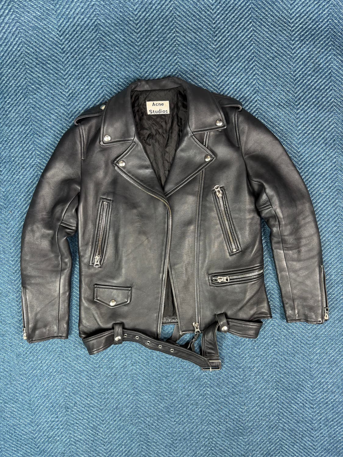 🖤 Acne Studios 라이더 가죽 자켓 (여성용) 상품이미지3