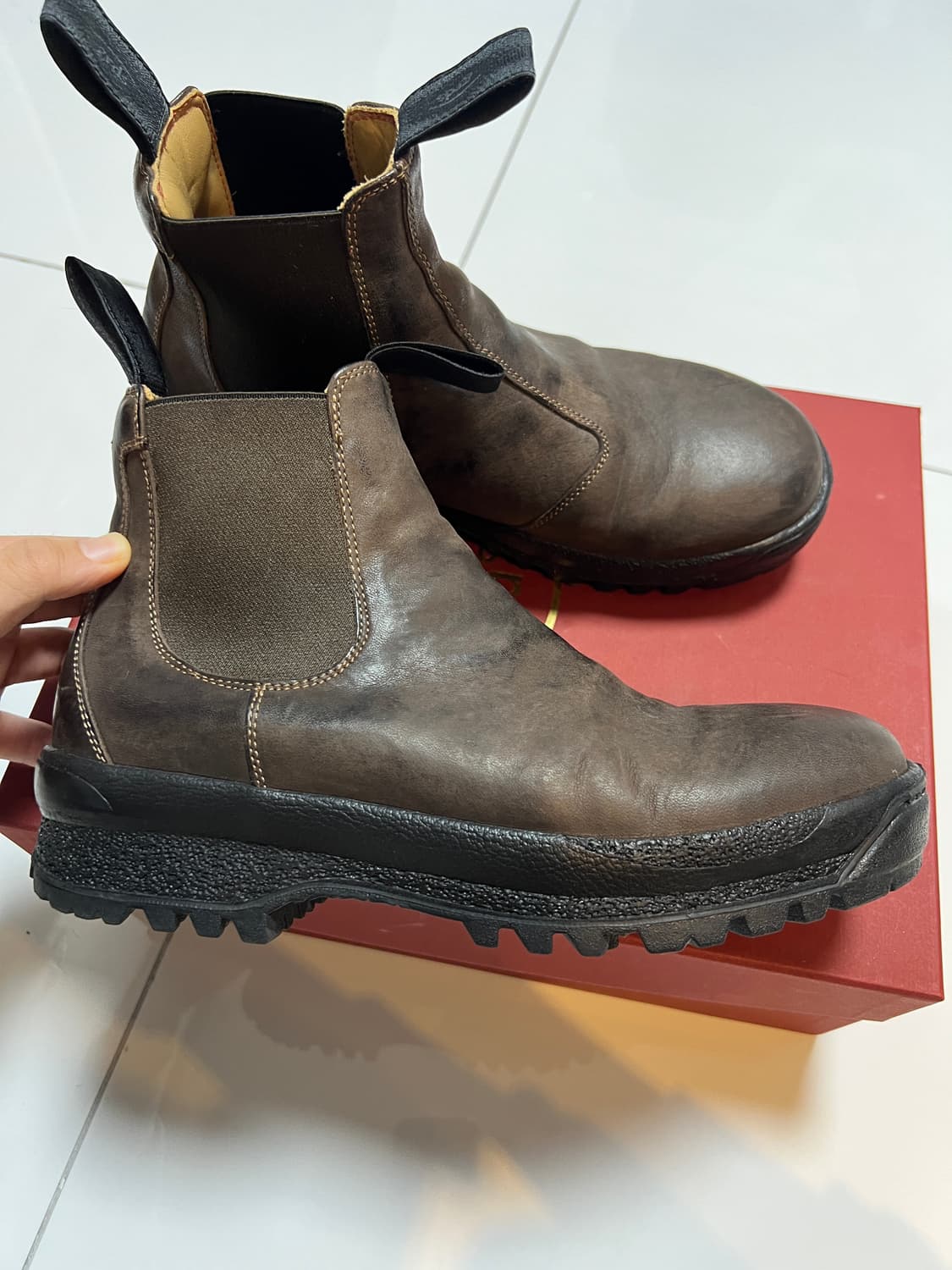 택포30) 그라더스 grds 첼시02 브라운 255 상품이미지3