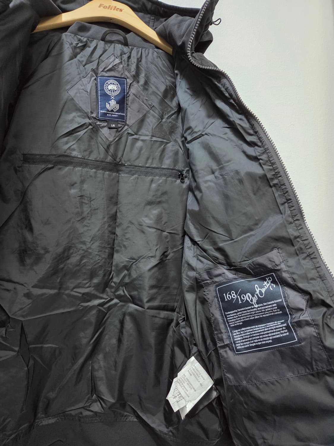 캐나다구스 경량 후드 집업 L/G 남자 상품이미지5