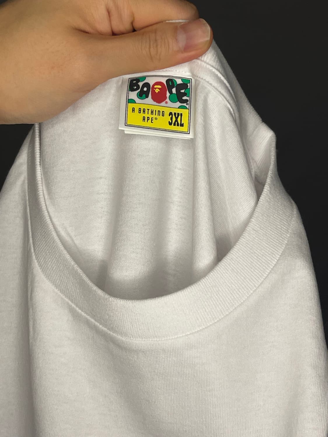 베이프 카모 컬리지 티셔츠 상품이미지2