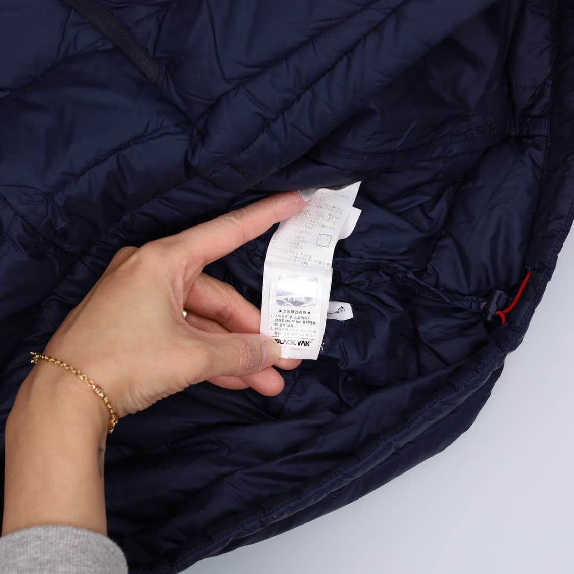 [95] 블랙야크 구스다운 경량패딩 점퍼 1229H1 상품이미지5