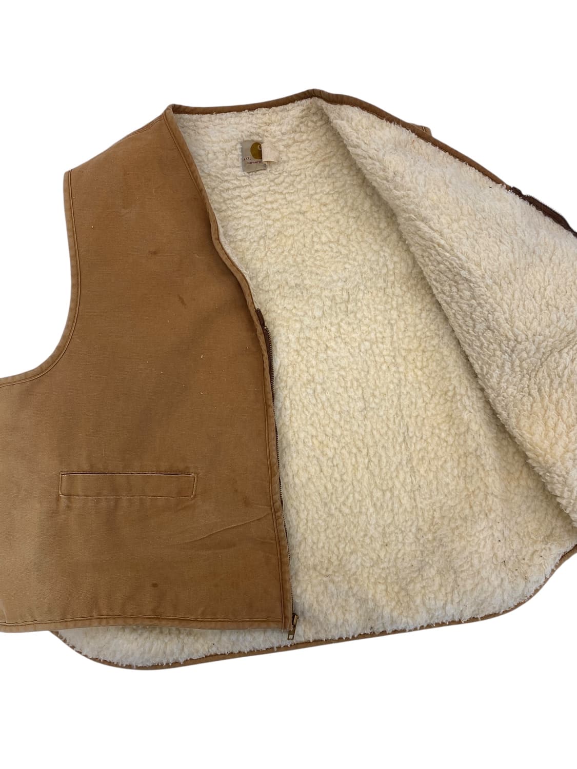 70‘s 칼하트 덕 캔버스 쉐르파 베스트  상품이미지7