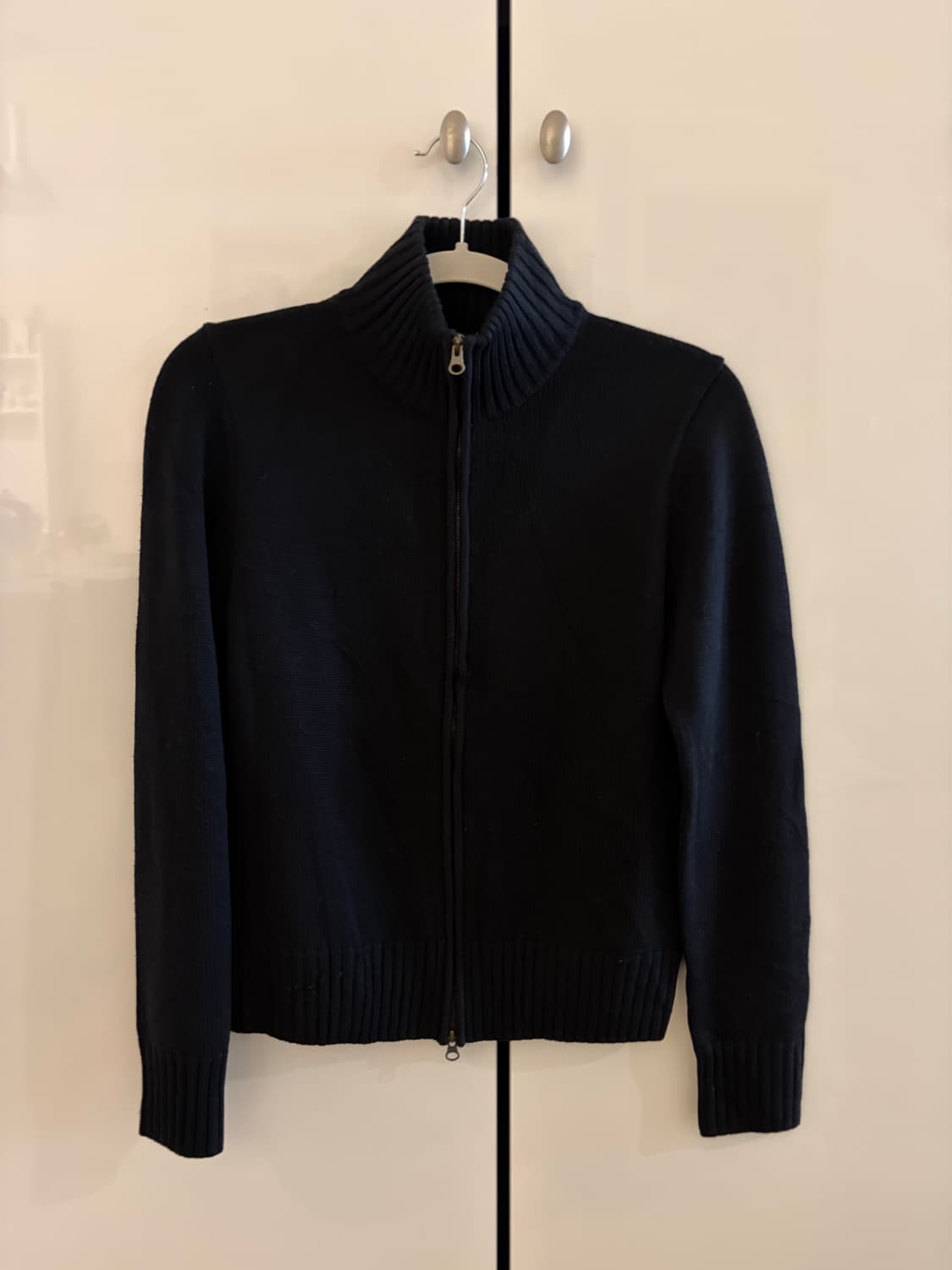 랄프로렌 블랙 니트 집업 가디건 M 상품이미지4