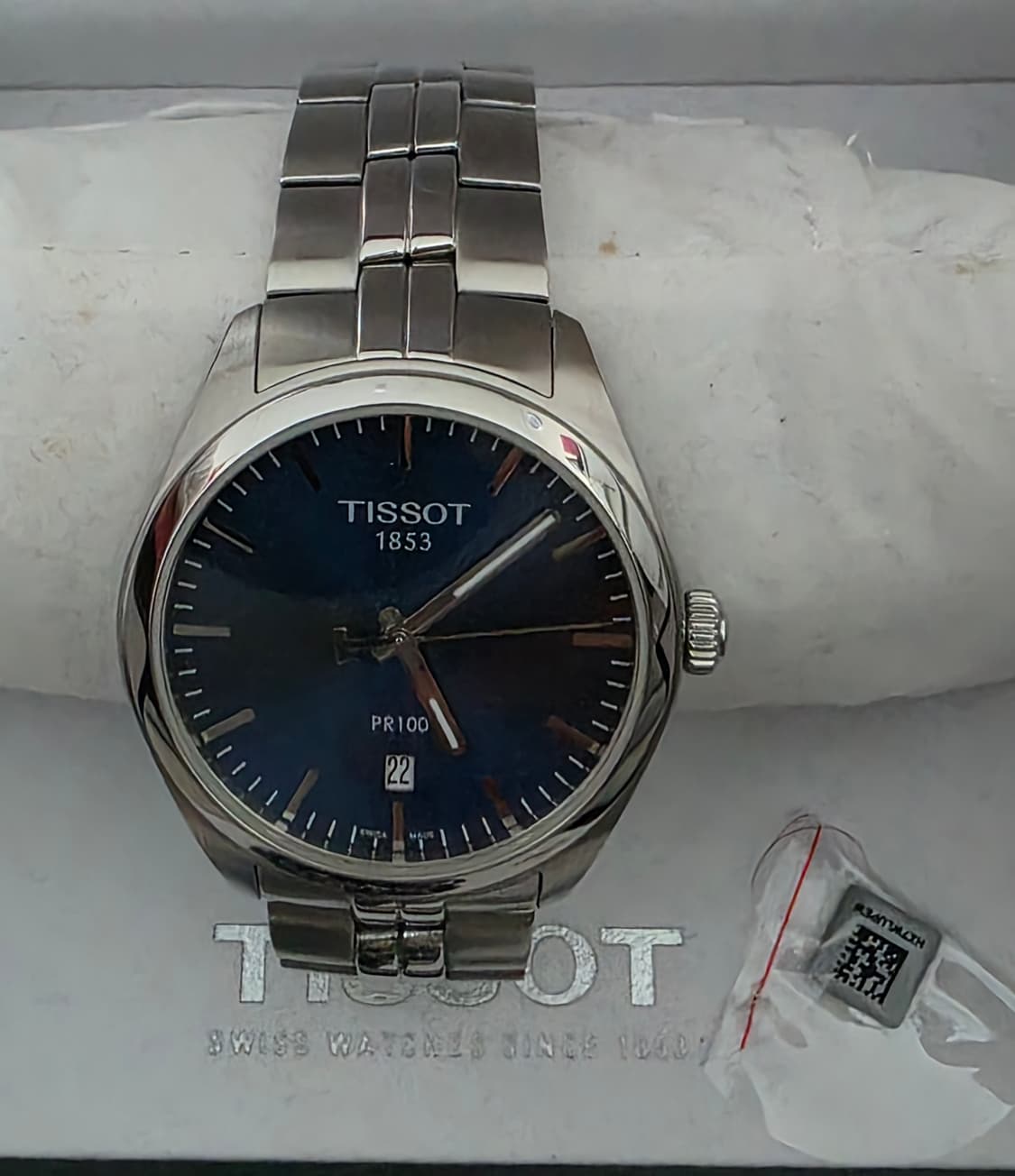 티쏘 (TISSOT) PR100 청판 쿼츠시계 (풀박스 새제품급) 상품이미지6