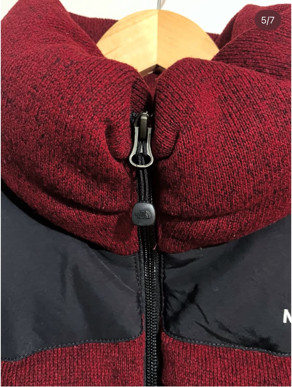 노스페이스 구스다운 니트 베스트 상품이미지5