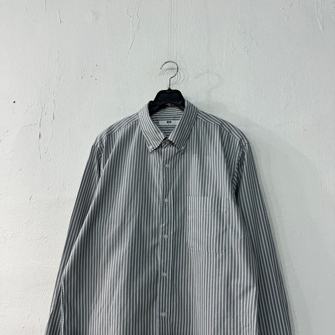 유니클로 스트라이프 셔츠 L 상품이미지2