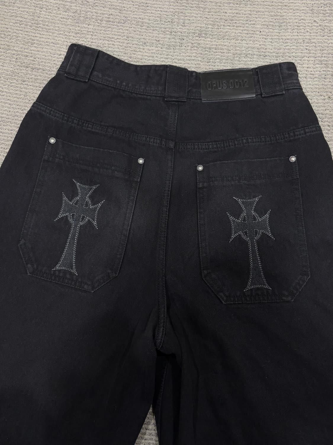 Op. 09 SIG LIQUID DENIM PANTS BLACK s 상품이미지4