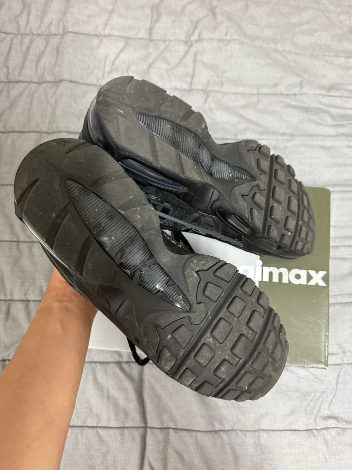 웍스아웃 에어맥스 95 블랙 290 풀박스 상품이미지5