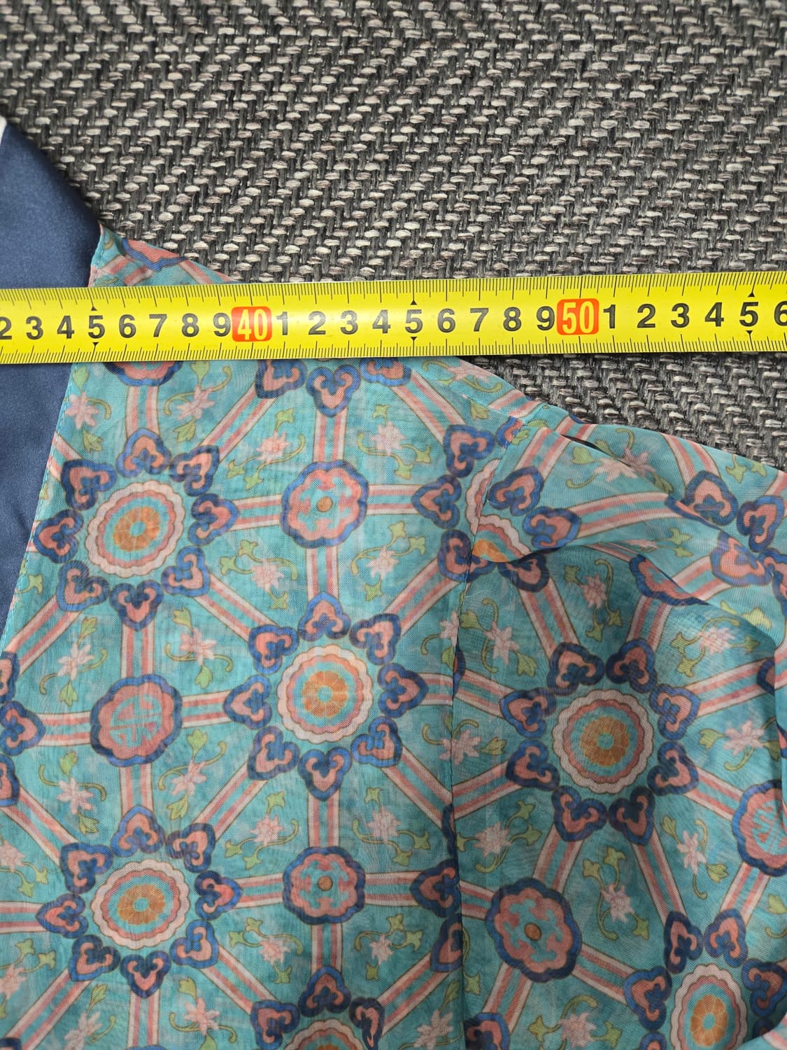 리슬 생활한복 시스루 강릉김씨 민트 블라우스 상품이미지6