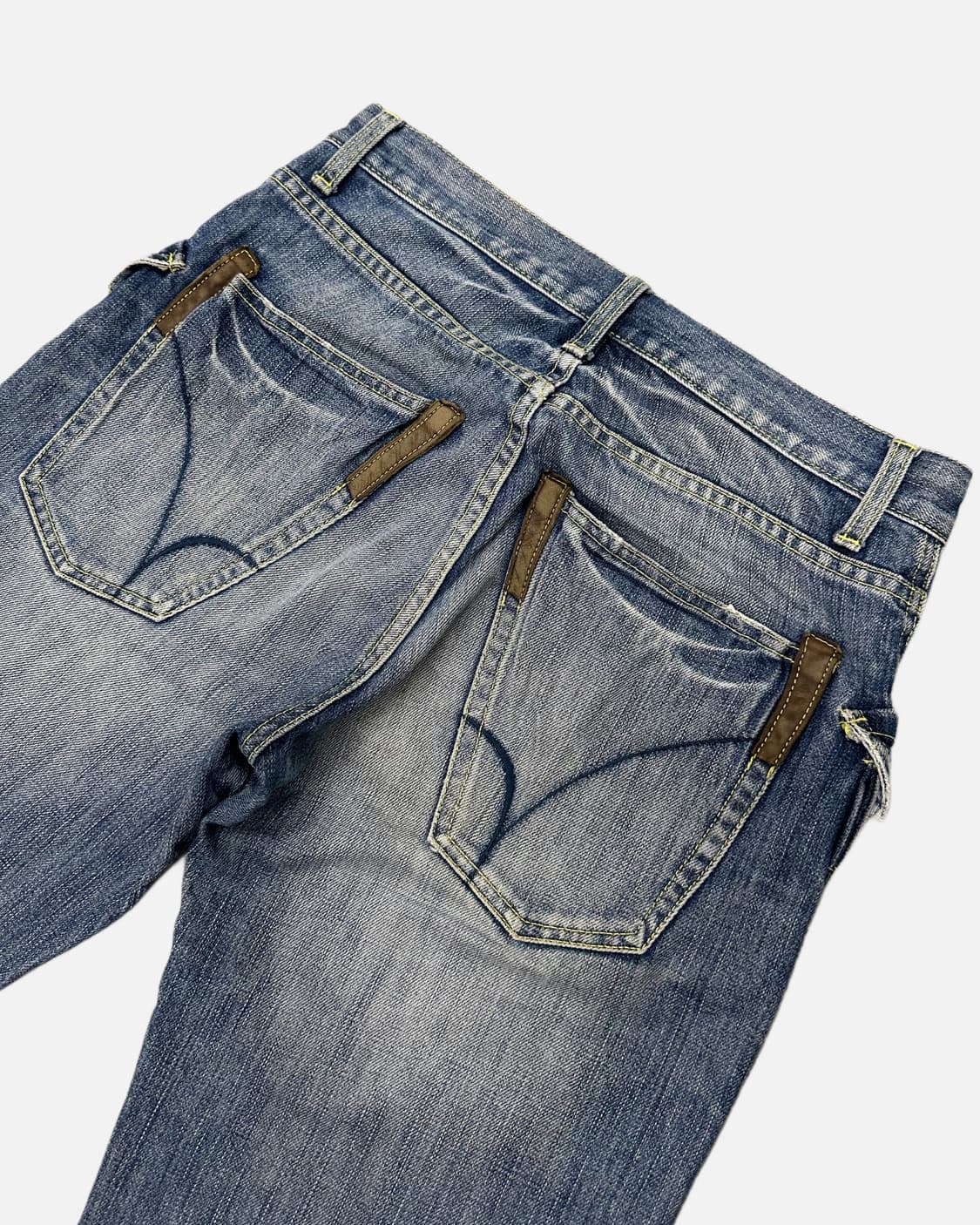 front pocket fade denim shorts 상품이미지6