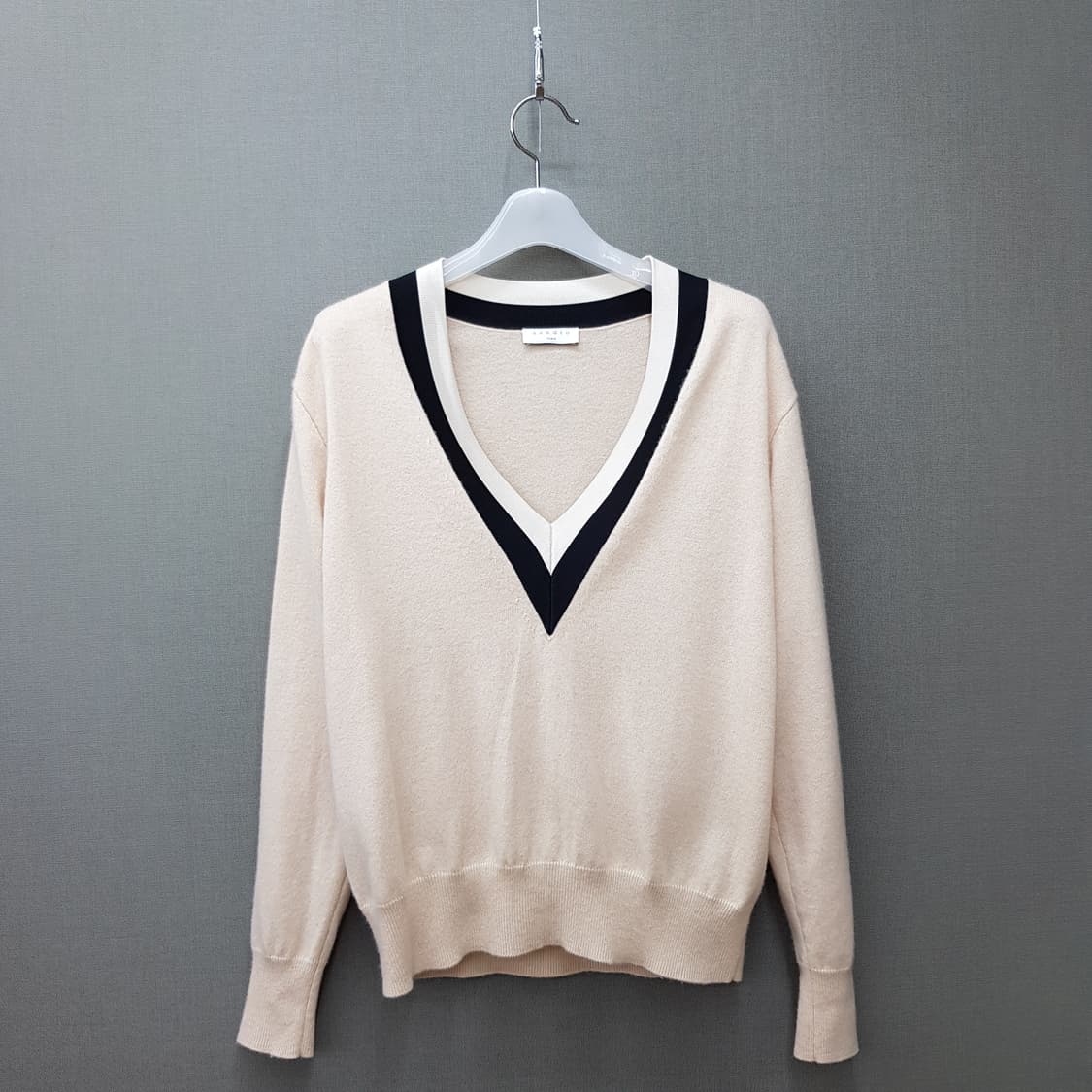 Sandro 스프라이트 카라넥  울 블렌드 니트 1사이즈 상품이미지2