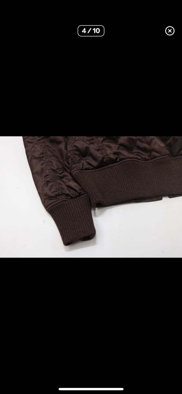 히스테릭글래머 자수 퀄팅 자켓 M 상품이미지4