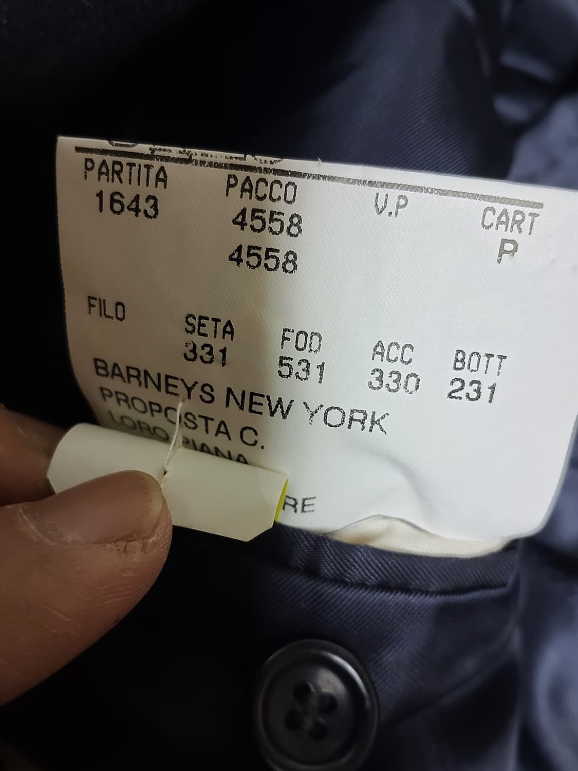 이태리명품 카날리(Canali)울코트. 상품이미지8