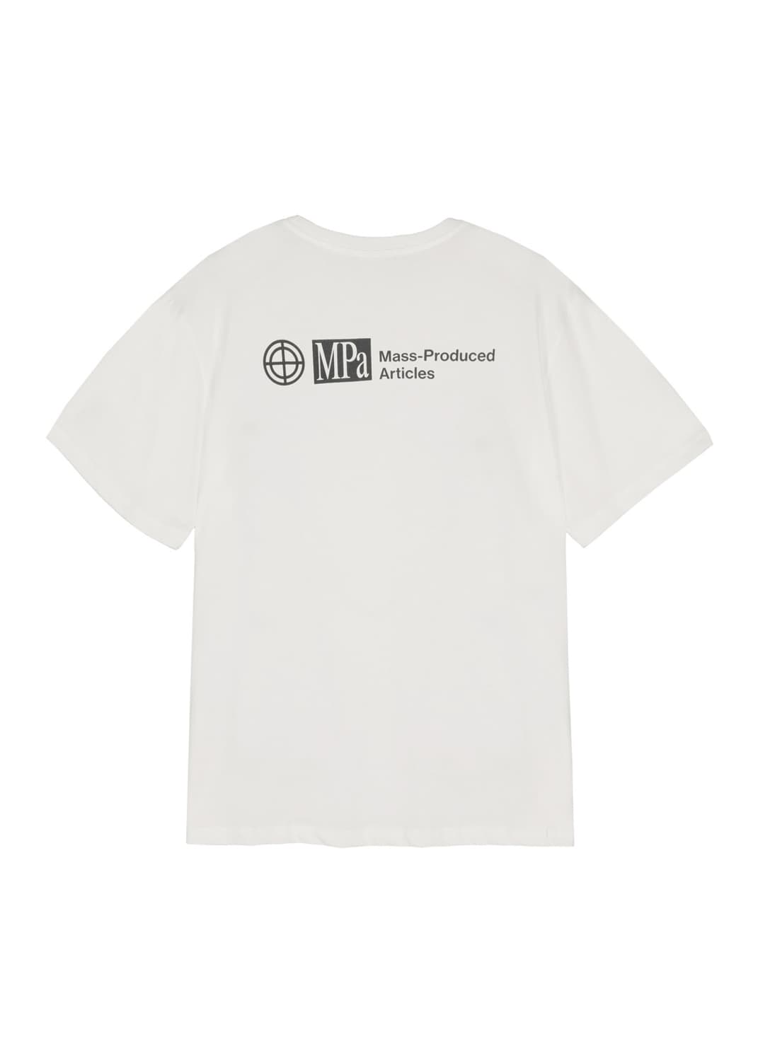 플라스틱 프로덕트 반팔티 MPa T-SHIRT (WHITE) 상품이미지4