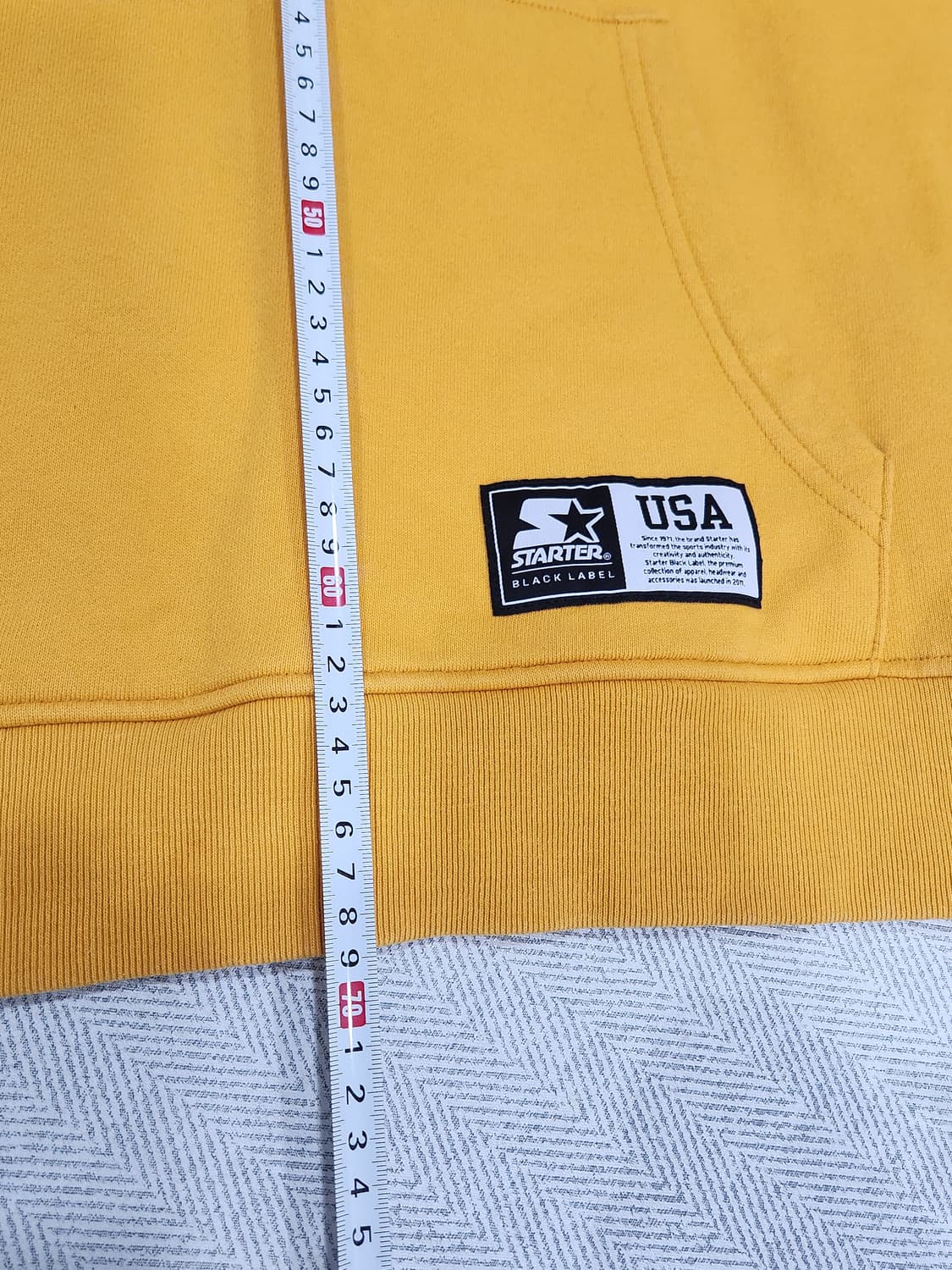 [L] 스타터 프린팅 후드티 남성 L 옐로우 상품이미지10