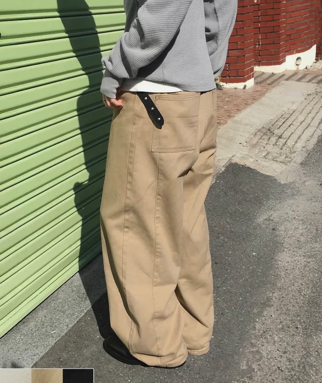 코튼 레이지보이 벌룬핏 팬츠 상품이미지1
