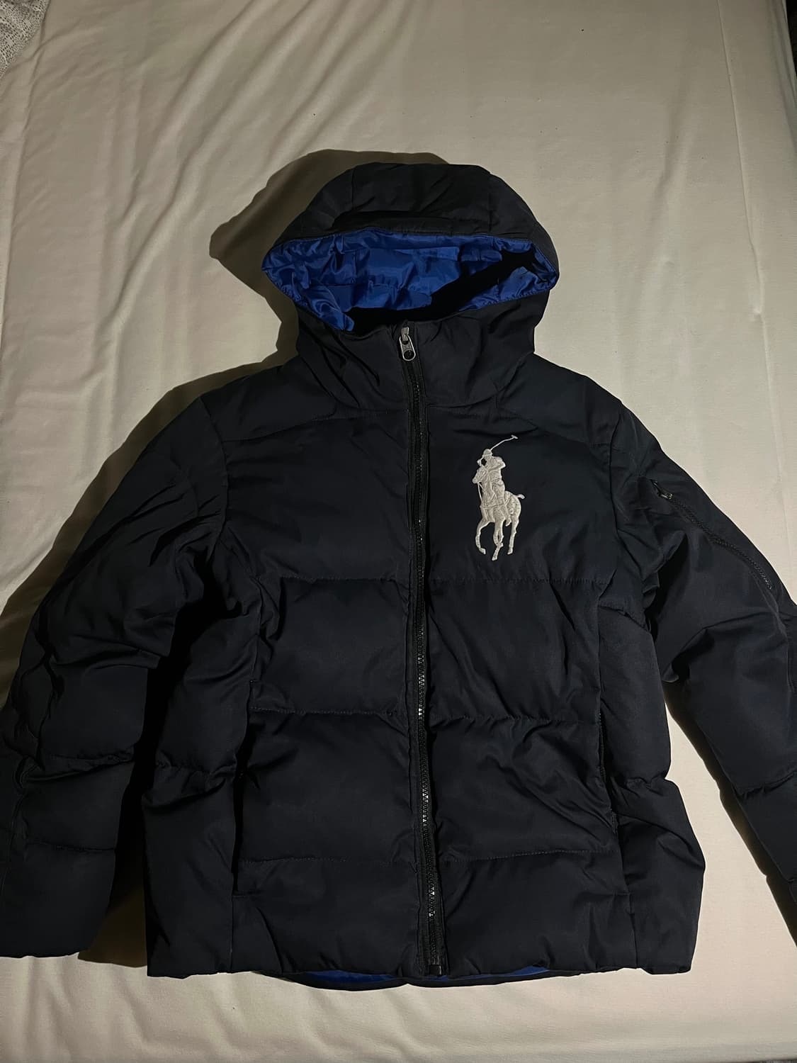 폴로 빅포니 패딩 네이비 s 상품이미지1