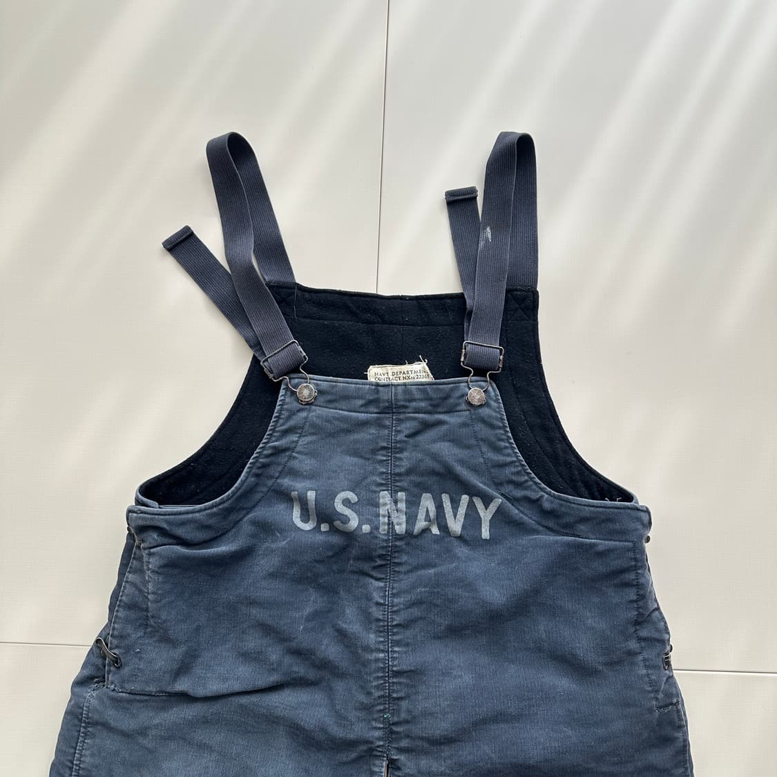 40s WW2 미해군 USN N-1 오버롤 MEDIUM 오리지널 상품이미지3