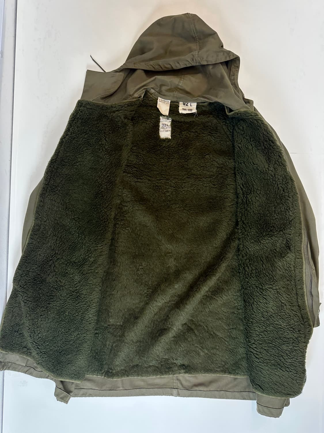 80s 프랑스 오리지날 밀리터리  m64 필드자켓(내피풀구성)  상품이미지2