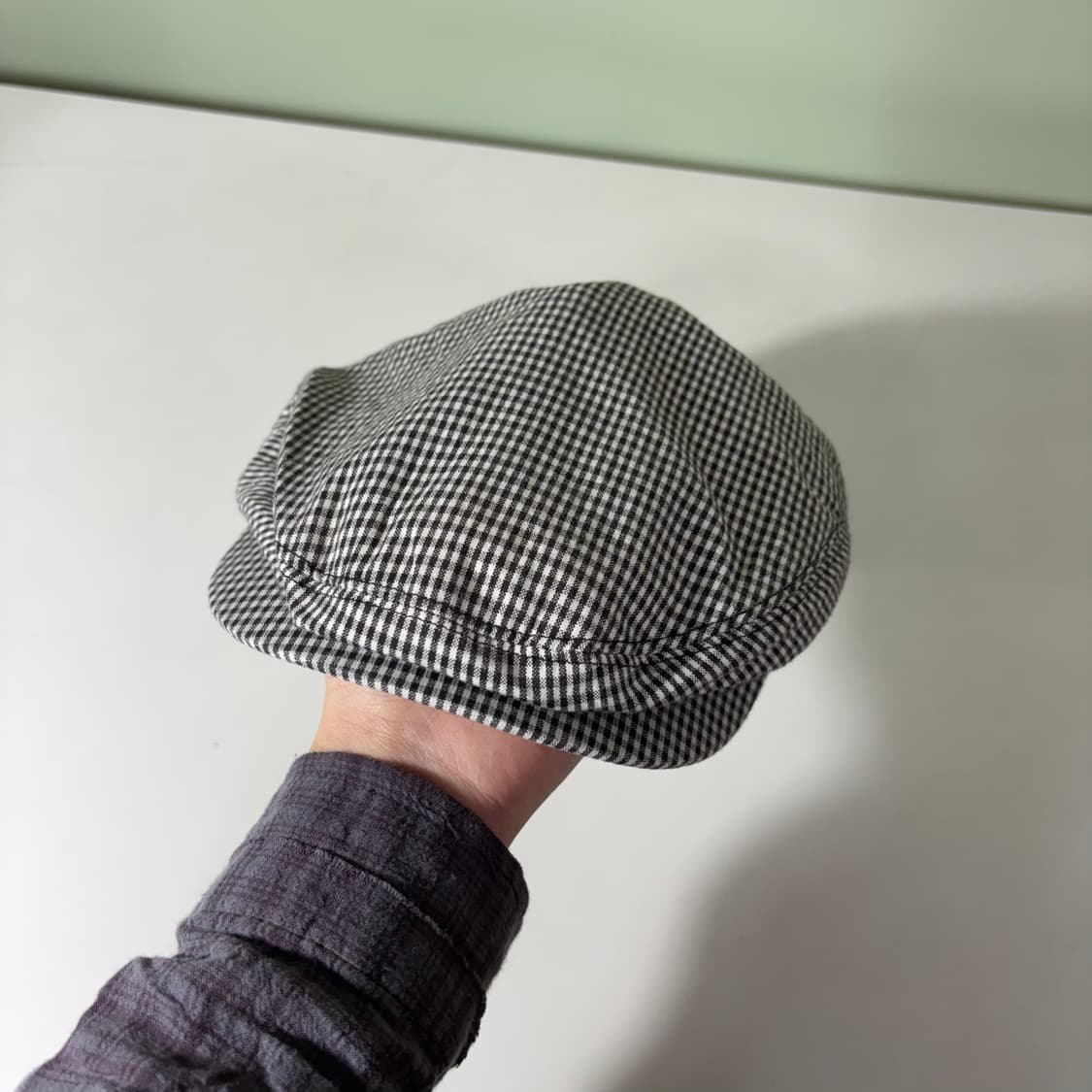 S-M 폴로 랄프로렌 포니 체크 헌팅캡 상품이미지3