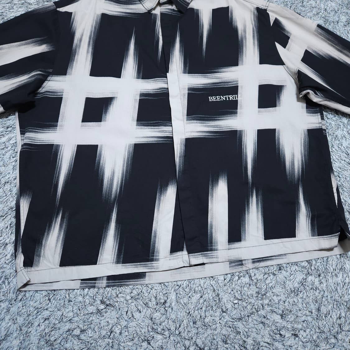 빈트릴Beentrill) XL 남자 오버핏 셔츠남방 / 왕눈이샵 상품이미지4